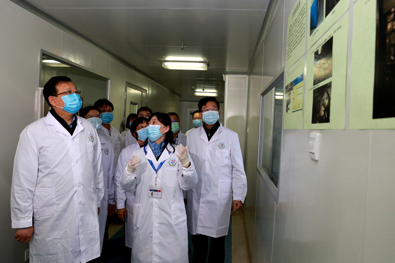 广西副主席李彬调研广西食药检所新冠疫情防控物资专项应急检验工作